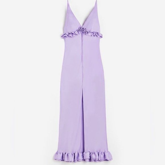 H&M Dresses & Skirts - H&M Light Purple Frill Trim Slip Dress in XS
